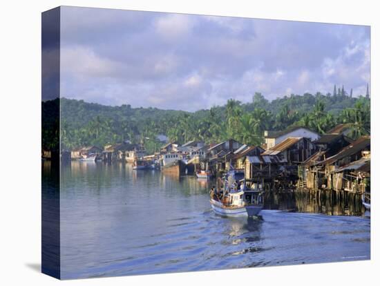 Fishing Trawlers in the Harbour, Phu Quoc Island, Southwest Vietnam, Indochina, Southeast Asia-Tim Hall-Premier Image Canvas