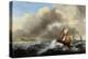 Fishing Vessels Offshore in a Heavy Sea, 1864-Ludolf Backhuysen-Premier Image Canvas