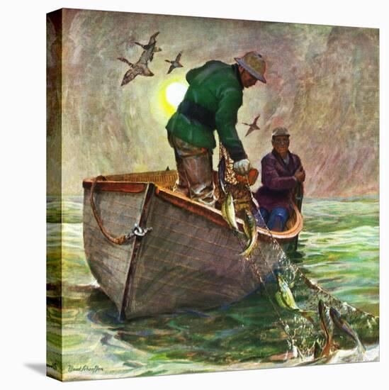 "Fishing with Nets," May 28, 1949-Mead Schaeffer-Premier Image Canvas