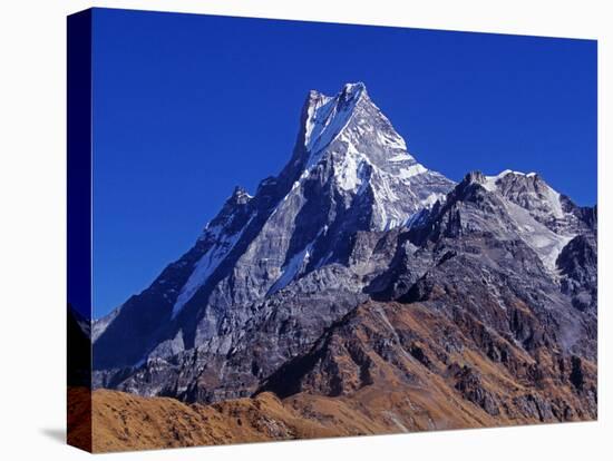 Fishtail Peak of Machhapuchhare, Nepal-Mark Hannaford-Premier Image Canvas