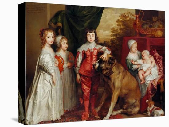 Five Eldest Children of Charles I, 1637-Sir Anthony Van Dyck-Premier Image Canvas