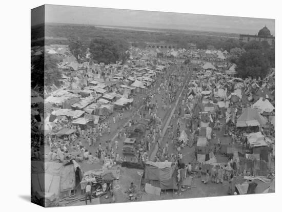 Five Million Indians Flee Shortly after the Newly Created Nations of India and Pakistan, 1947-Margaret Bourke-White-Premier Image Canvas