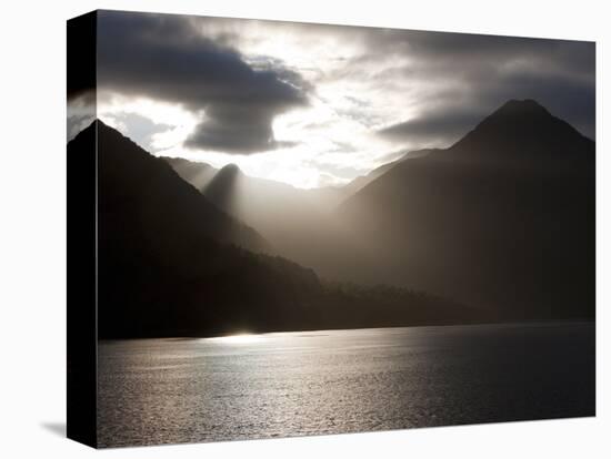 Fjord, Thomson Sound, South Island, New Zealand, Pacific-Thorsten Milse-Premier Image Canvas