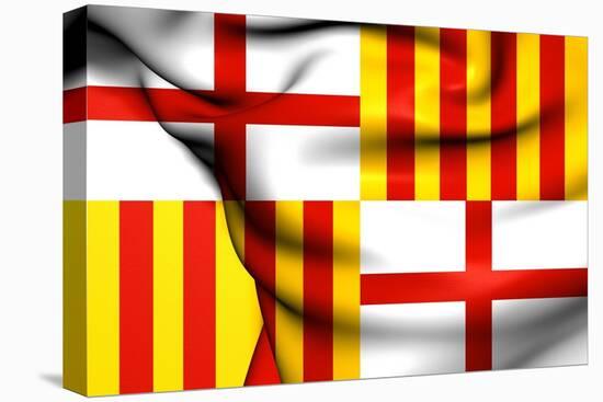 Flag of Barcelona-Trots1905-Stretched Canvas