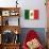 Flag of Mexico-null-Stretched Canvas displayed on a wall