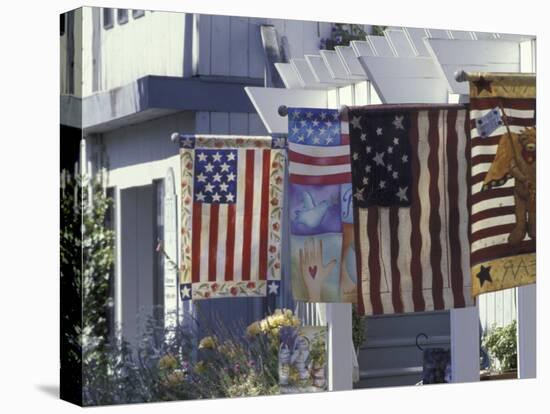 Flag Shop on Whidbey Island, Washington, USA-William Sutton-Premier Image Canvas