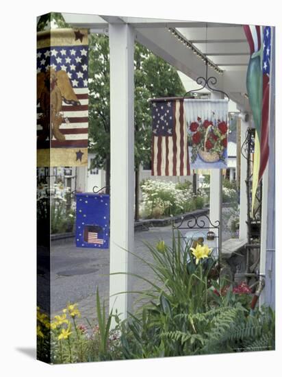 Flag Shop on Whidbey Island, Washington, USA-William Sutton-Premier Image Canvas