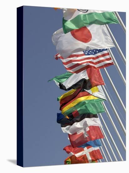 Flags of the Nations, Athens, Greece-Paul Sutton-Premier Image Canvas