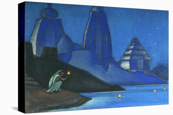 Flame of Happiness (Lights on the Gange), 1947-Nicholas Roerich-Premier Image Canvas