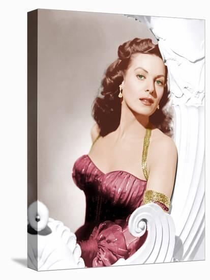 Flame of The Araby, Maureen O'Hara, 1951-null-Stretched Canvas