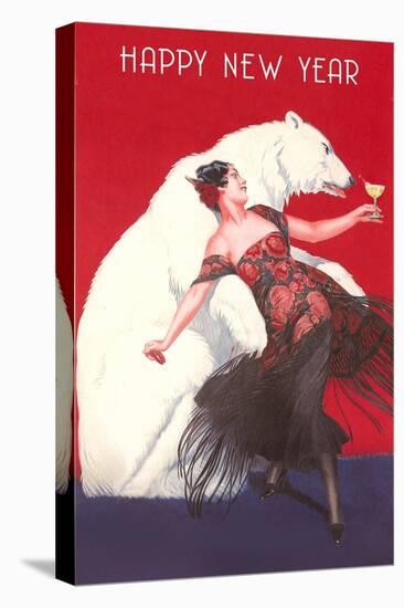 Flamenco Dancer, Polar Bear-null-Stretched Canvas