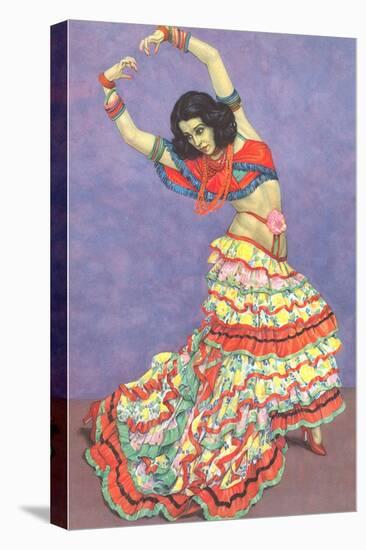 Flamenco Dancer-null-Stretched Canvas