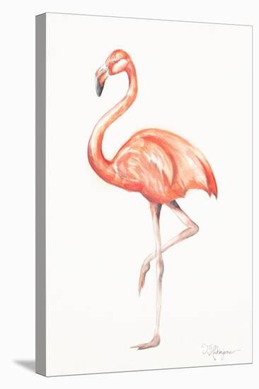 Flamingo Duo II-Tiffany Hakimipour-Stretched Canvas