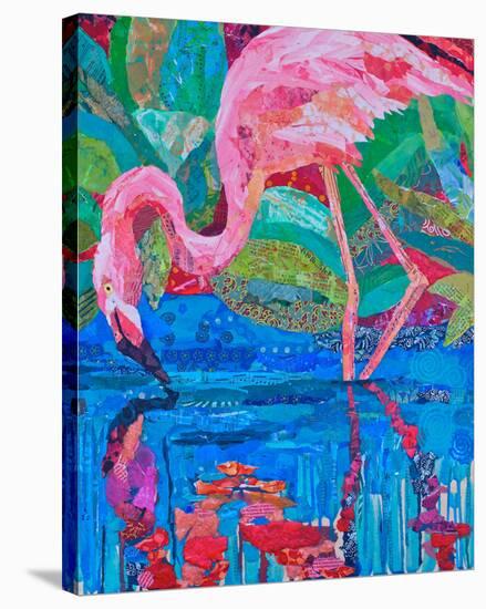 Flamingo II-null-Stretched Canvas