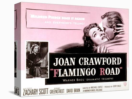 Flamingo Road, Joan Crawford, David Brian, 1949-null-Stretched Canvas