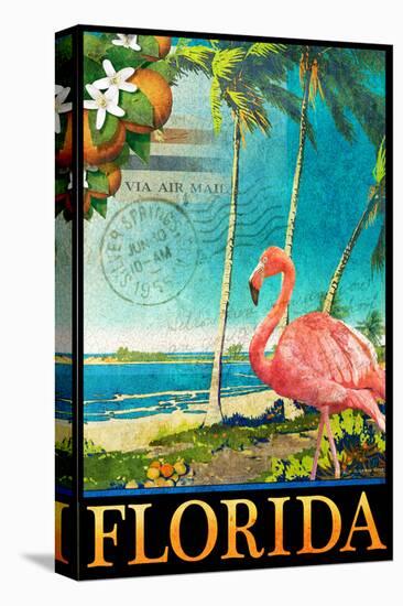 Flamingo-Chris Vest-Stretched Canvas