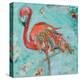 Flamingo-Kellie Day-Stretched Canvas