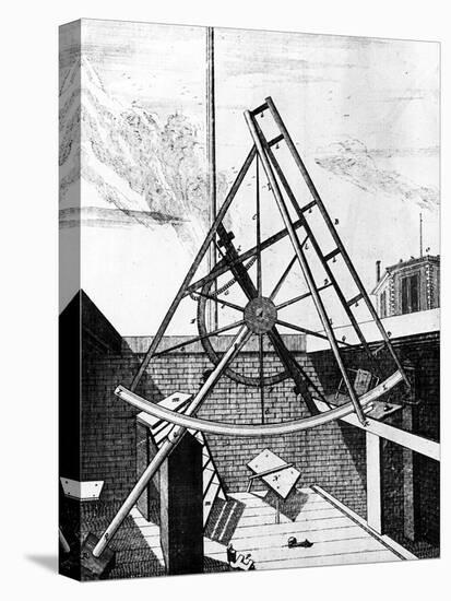 Flamsteed's Equatorially Mounted Sextant Fitted with Telescope, 1725-null-Premier Image Canvas