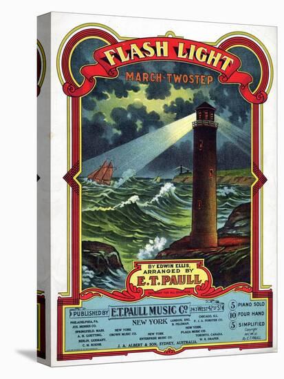 "Flash Light" from the Sheet Music Collection at National Museum of American History-null-Stretched Canvas