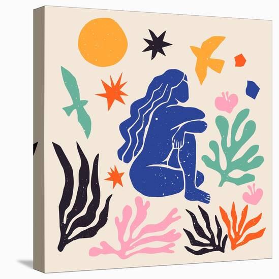 Flat Design Matisse Style Best Vector Illustration-Nadezhda Ivanova-Premier Image Canvas