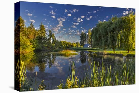 Flathead River Catches Morning Light in the Flathead Valley, Montana-Chuck Haney-Premier Image Canvas