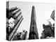 Flatiron Building, 5th Ave, Manhattan, New York, United States, Black and White Photography-Philippe Hugonnard-Premier Image Canvas