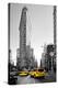 Flatiron Building - Taxi Cabs Yellow - Manhattan - New York City - United States-Philippe Hugonnard-Premier Image Canvas