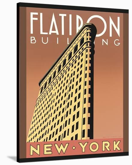 Flatiron Building-Brian James-Stretched Canvas