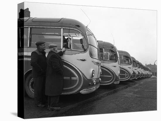 Fleet of Aec Regal Mk4S Belonging to Philipsons Coaches, Goldthorpe, South Yorkshire, 1963-Michael Walters-Premier Image Canvas