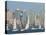 Fleet of Sailboats and Skyline of San Diego, California, Usa-Bill Bachmann-Premier Image Canvas