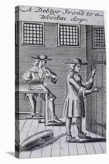 Fleet Prison, London, 1691-null-Premier Image Canvas