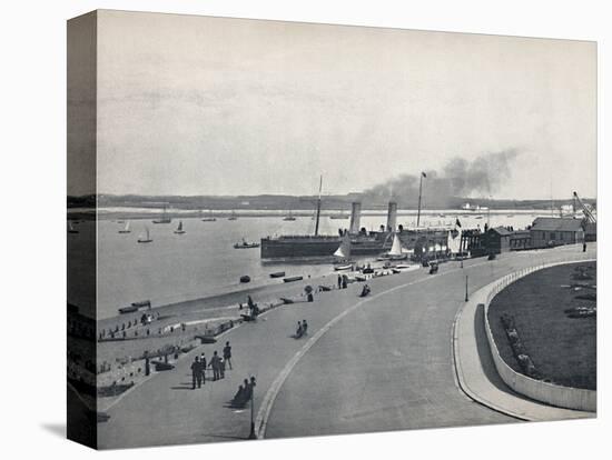 'Fleetwood - The Promenade: Departure of the Isle of Man Steamer', 1895-Unknown-Premier Image Canvas