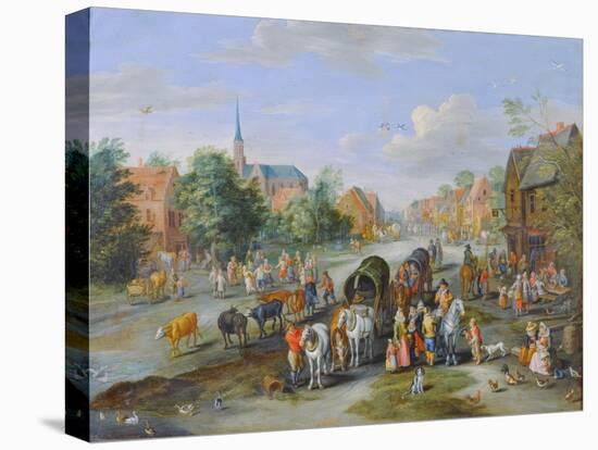 Flemish Fete-Jan Brueghel the Elder-Premier Image Canvas