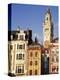 Flemish Houses and Belfry of the Nouvelle Bourse, Grand Place, Lille, Nord, France-David Hughes-Premier Image Canvas