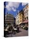 Flemish Houses and Cafes, Grand Place, Lille, Nord, France-David Hughes-Premier Image Canvas