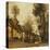 Flesselles, Street with Peasant and Cow-Jean-Baptiste-Camille Corot-Premier Image Canvas