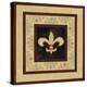 Fleur de Lys I-Janice Gaynor-Stretched Canvas