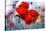 Fleurit en Rouge I-null-Stretched Canvas