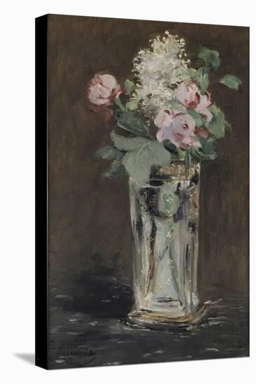 Fleurs dans un vase de cristal-Edouard Manet-Premier Image Canvas