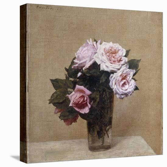 Fleurs - Roses Roses, 1886-Henri Fantin-Latour-Premier Image Canvas