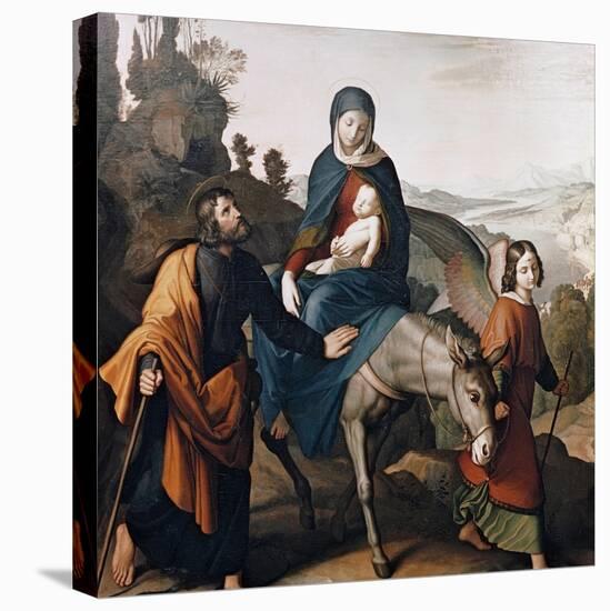 Flight Into Egypt-Julius Schnorr von Carolsfeld-Premier Image Canvas