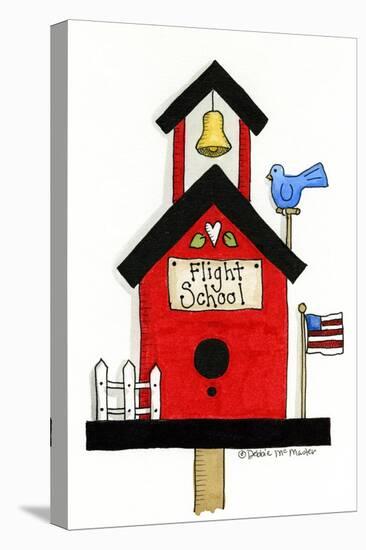 Flight School Birdhouse-Debbie McMaster-Premier Image Canvas