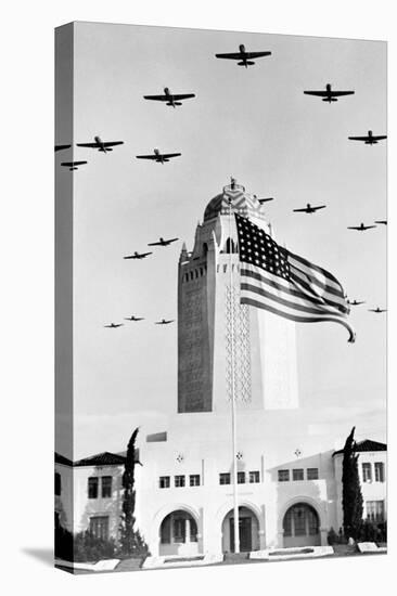 Flight Training Formation in Texas-null-Stretched Canvas