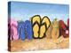 Flip Flop Fence-Scott Westmoreland-Stretched Canvas