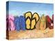 Flip Flop Fence-Scott Westmoreland-Stretched Canvas