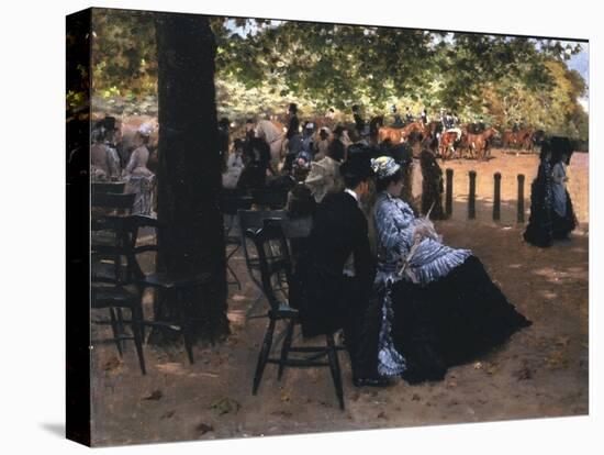 Fliration, Hyde Park-Giuseppe De Nittis-Premier Image Canvas