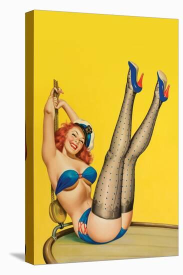 Flirt Magazine; Sailor Girl-Peter Driben-Stretched Canvas