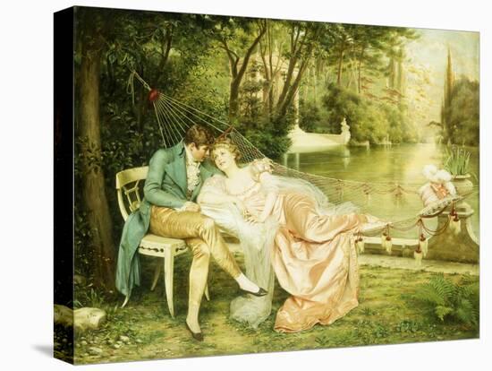 Flirtation-Joseph Frederic Soulacroix-Premier Image Canvas