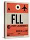 FLL Fort Lauderdale Luggage Tag I-NaxArt-Stretched Canvas