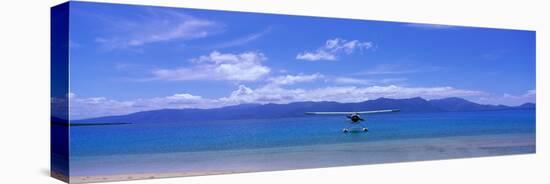 Float Plane Hope Island Great Barrier Reef Australia-null-Stretched Canvas